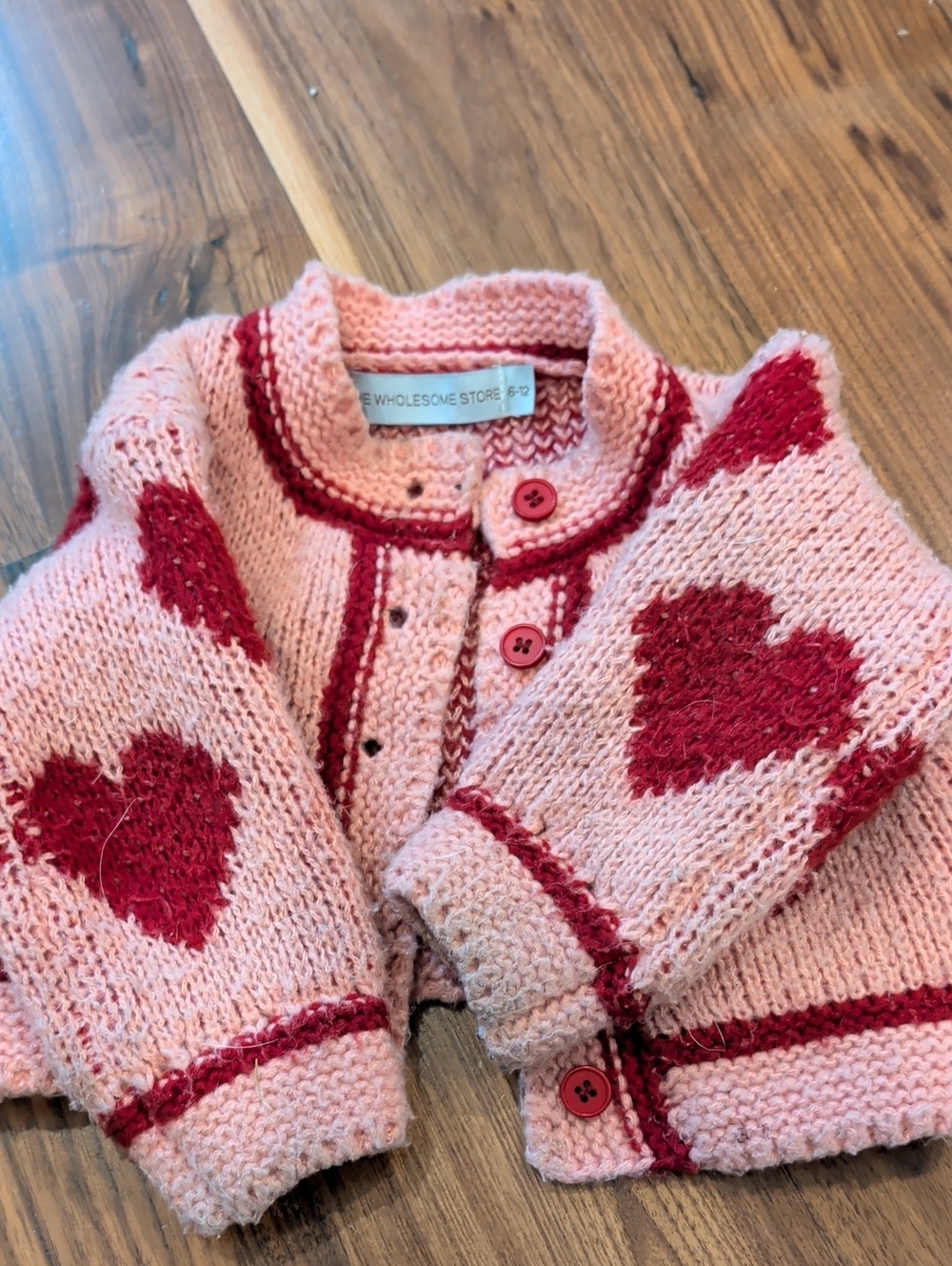 Wholesome Store Heart Cardi